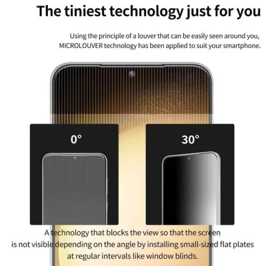 Screen Protector Samsung S24 Plus Core Glass Araree - Privacy Black (1 Pcs)